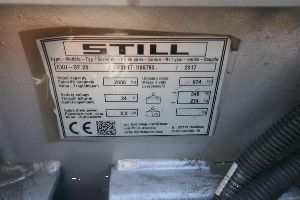 Grote foto vs 21119 bj2017 elektrische palletwagen still lange lepels 2390mm doe het zelf en verbouw hefwerktuigen