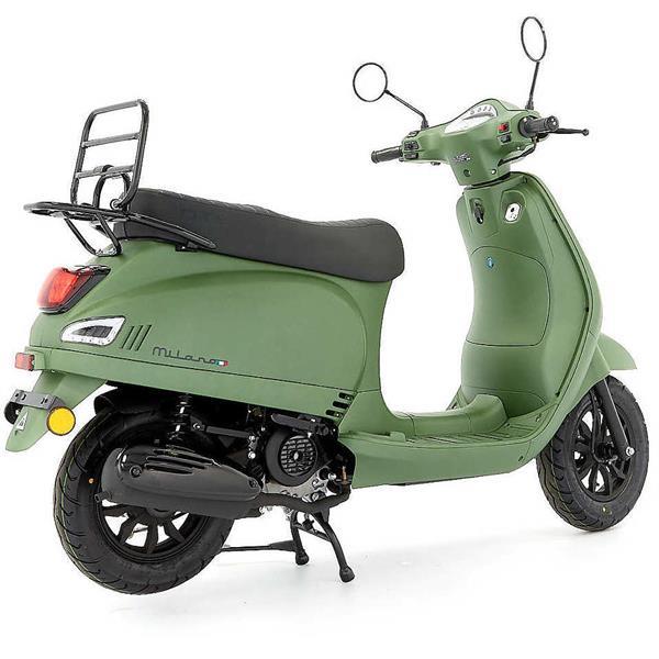 Grote foto dts milano mat groen bij central scooters kopen 1548 00 o fietsen en brommers scooters