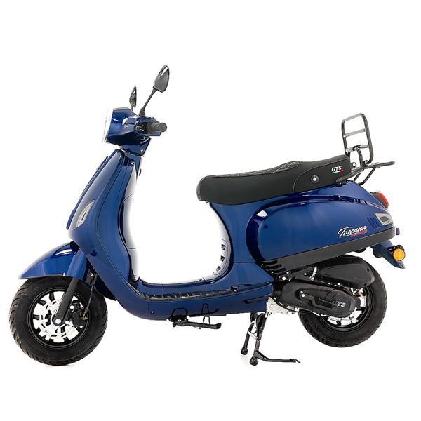 Grote foto gts toscana dynamic san marino blue bij central scooters fietsen en brommers scooters