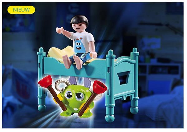 Grote foto playmobil city life 70876 kind met monster kinderen en baby duplo en lego