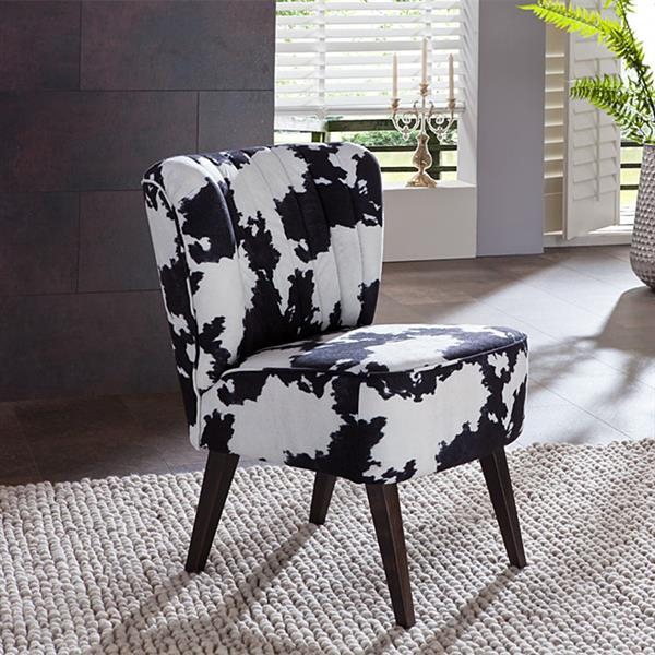 Grote foto keulen retro fauteuil in stof huis en inrichting stoelen