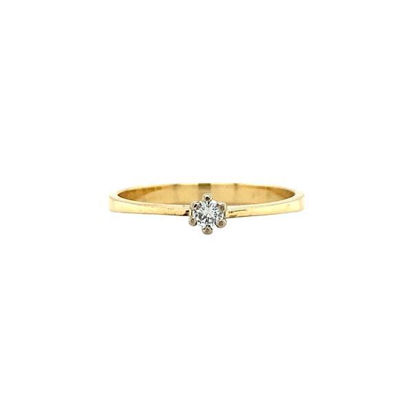 Grote foto gouden solitair ring met diamant 18 krt nieuw 510 sieraden tassen en uiterlijk ringen voor haar