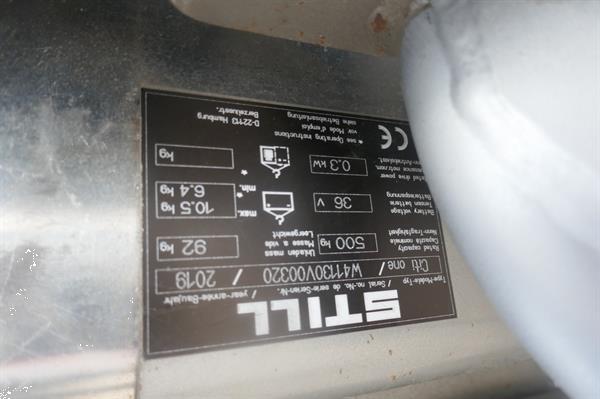 Grote foto vs 21121 bj2019 elektrische palletwagen still citi one 500kg doe het zelf en verbouw hefwerktuigen