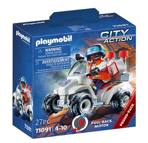 Grote foto playmobil city action 71091 reddingsdienst speed quad kinderen en baby duplo en lego