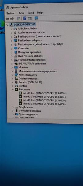 Grote foto desktop asus met i5 intel 3 4 ghz 19 scherm computers en software desktop pc