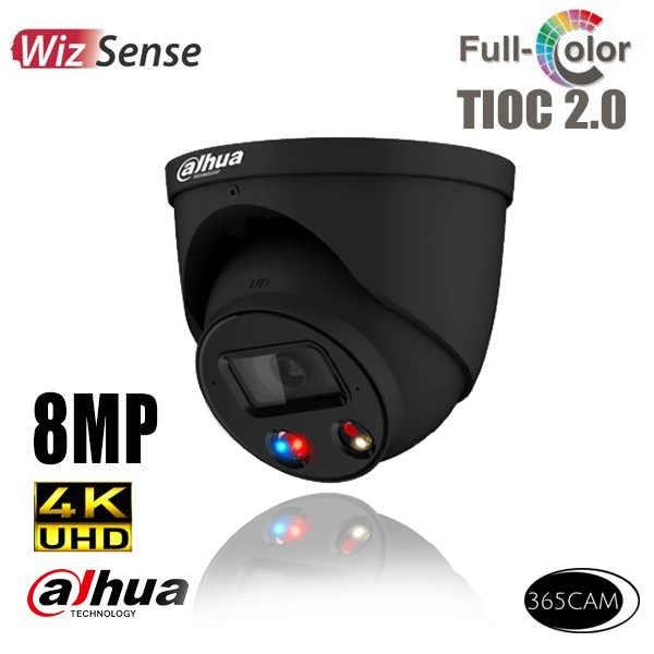 Grote foto nieuwste 4k 8mp full color tioc buitencamera audio tv en foto videobewakingsapparatuur