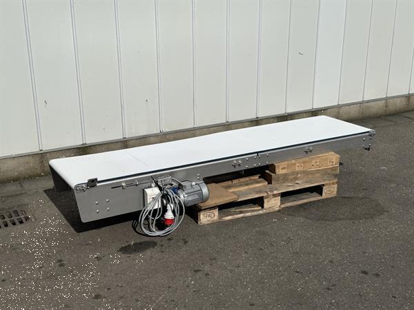 Grote foto transportband 255 x 60 cm roestvrij staal agrarisch transportbanden