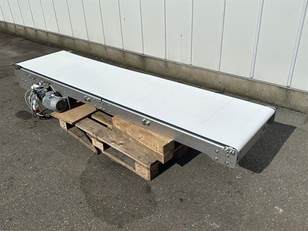 Grote foto rvs transportband 255 x 60 cm agrarisch transportbanden