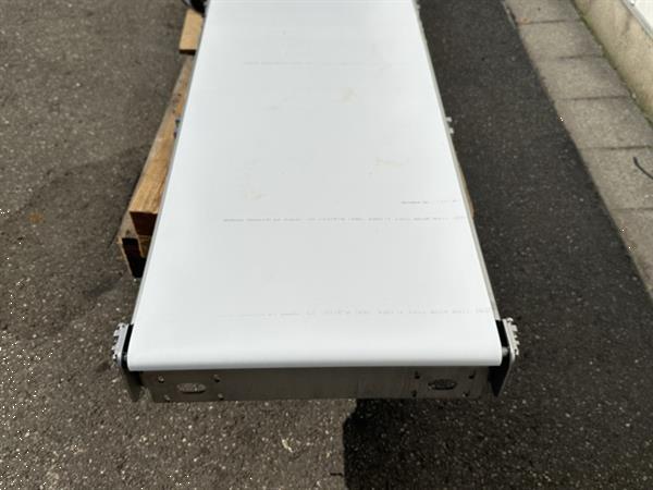 Grote foto rvs transportband 255 x 60 cm agrarisch transportbanden