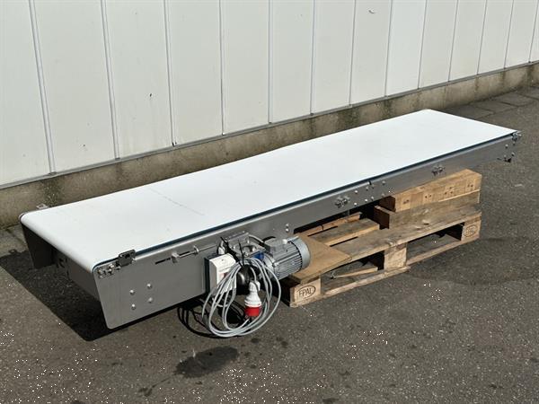 Grote foto transportband 255 x 60 cm roestvrij staal agrarisch transportbanden