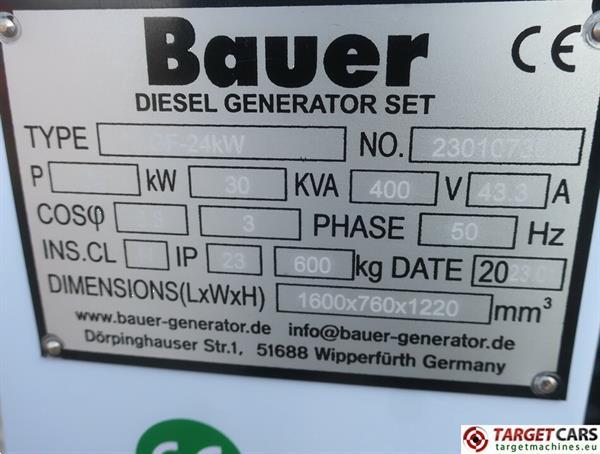 Grote foto bauer gf 24kw diesel 30kva generator 400 230v unused doe het zelf en verbouw aggregaten