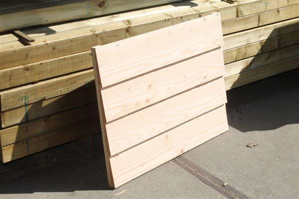 Grote foto zweeds rabatplanken 19 cm breed van douglas doe het zelf en verbouw hout en planken