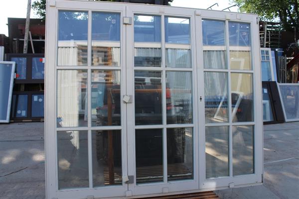 Grote foto nieuwe dubbele deur met zijlicht 247x210 cm doe het zelf en verbouw kozijnen en schuifpuien