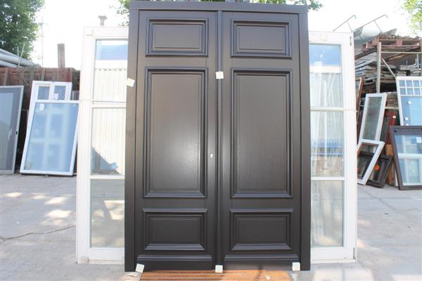Grote foto nieuwe openslaande voordeur 155x228 cm doe het zelf en verbouw kozijnen en schuifpuien