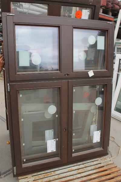 Grote foto nieuwe openslaande raamkozijnen 126x171 cm doe het zelf en verbouw kozijnen en schuifpuien