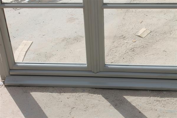 Grote foto hardhout raamkozijn met openslaande ramen 138 217 doe het zelf en verbouw kozijnen en schuifpuien