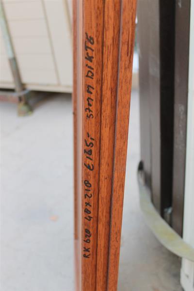 Grote foto hardhouten raamkozijnen met sierglas 48x218 doe het zelf en verbouw kozijnen en schuifpuien