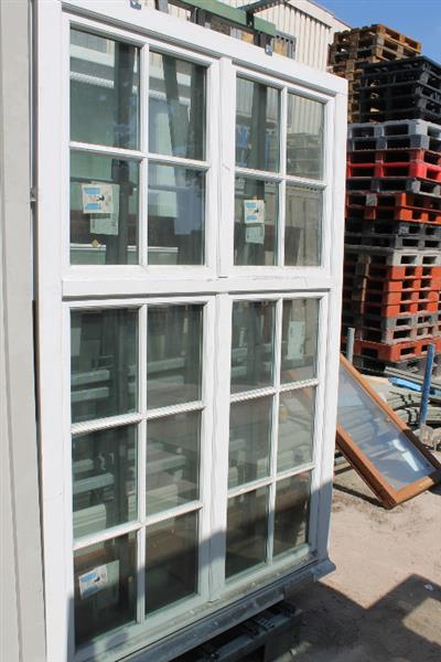 Grote foto hardhouten raamkozijn met roedeverdeling 138x207 5 doe het zelf en verbouw kozijnen en schuifpuien