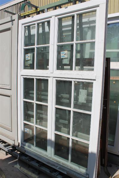 Grote foto hardhouten raamkozijn met roedeverdeling 138x207 5 doe het zelf en verbouw kozijnen en schuifpuien