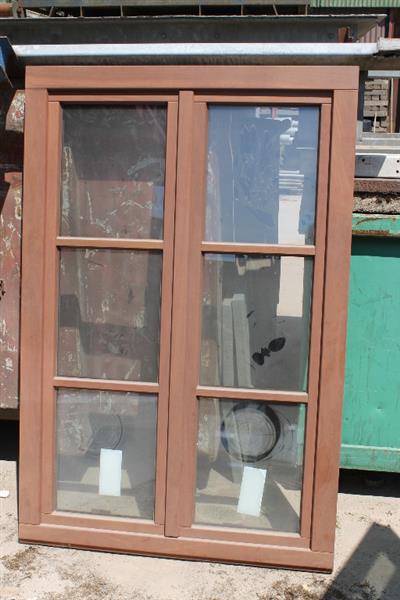 Grote foto nieuw raamkozijn van hardhout 116x173 cm doe het zelf en verbouw kozijnen en schuifpuien