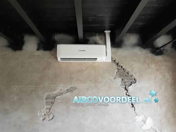 Grote foto mitsubishi srk20zs w inverter set incl. montage witgoed en apparatuur ventilatoren en airco