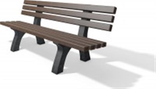 Grote foto kunststof bank tsq zit park bank bruin 150 en 200 cm breed en bicolor kleuren 7 2022 tuin en terras tuinmeubelen