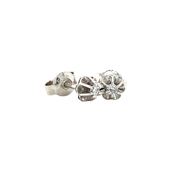 Grote foto witgouden solitair oorstekers met diamant 14 krt 239.5 sieraden tassen en uiterlijk oorbellen