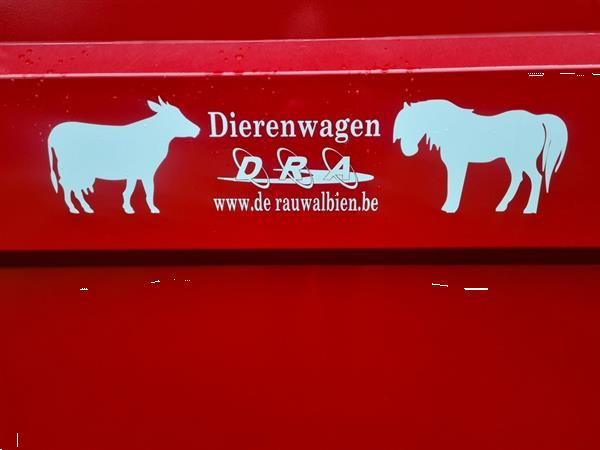 Grote foto veewagen dieren wagen dra 520 agrarisch aanhangwagens