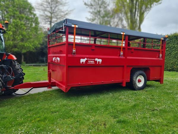 Grote foto veewagen dieren wagen dra 520 agrarisch aanhangwagens