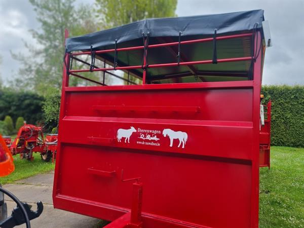 Grote foto veewagen dieren wagen dra 520 agrarisch aanhangwagens