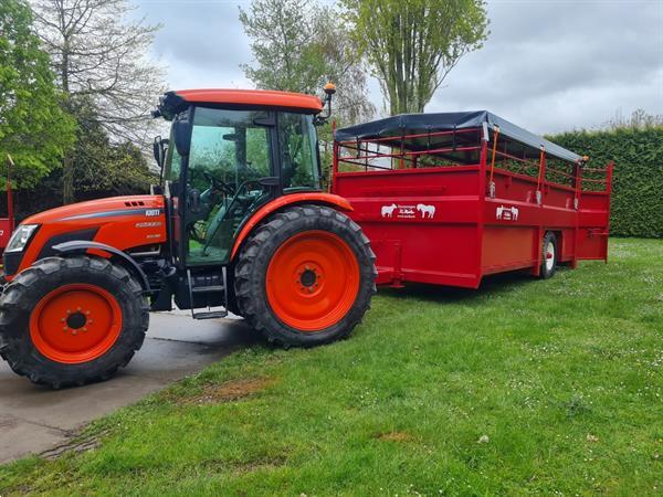 Grote foto veewagen dieren wagen dra 520 agrarisch aanhangwagens