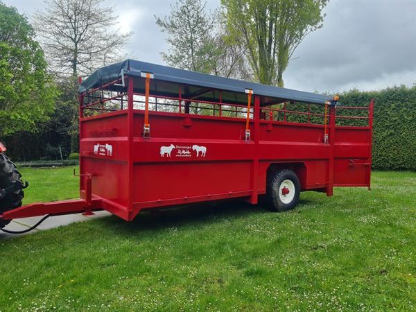 Grote foto veewagen dieren wagen dra 520 agrarisch aanhangwagens