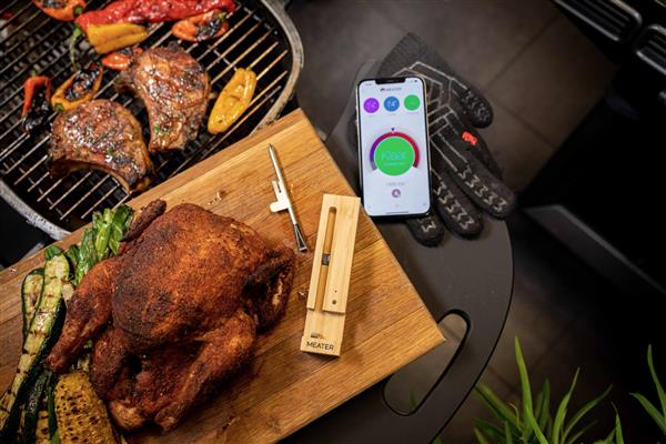 Grote foto meater original slimme draadloze vleesthermometer 10m tuin en terras buitenkeukens