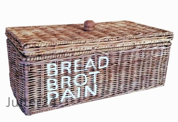 Grote foto trapmand riet huis en inrichting schalen en manden