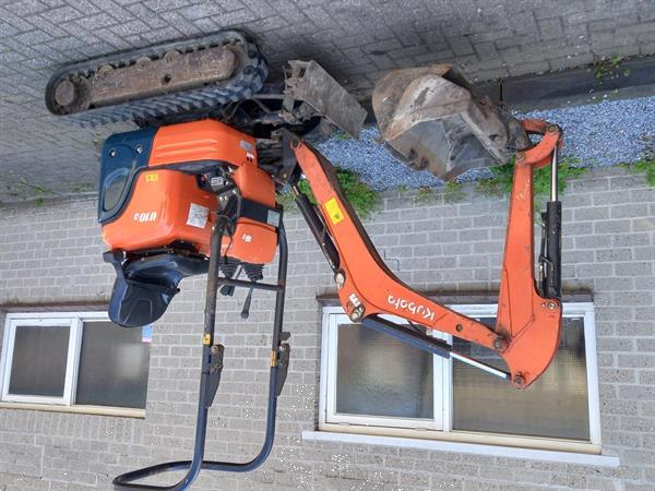 Grote foto kubota u10 3 minigraver bj 2016 graafmachine u 10 doe het zelf en verbouw kranen en graafmachines
