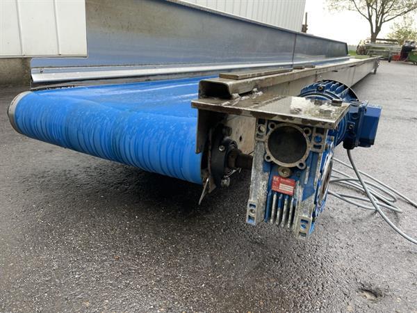Grote foto rvs transportband 850 x 60 cm agrarisch transportbanden