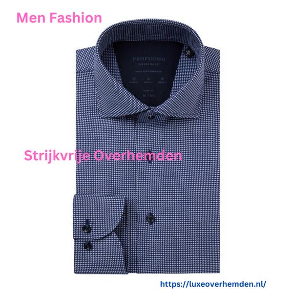 Grote foto winkelen voor heren strijkvrije overhemd kleding heren overhemden