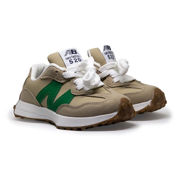 Grote foto new trainerz x beige maat 26 35 kindersneakers maat 28 kinderen en baby schoenen voor meisjes