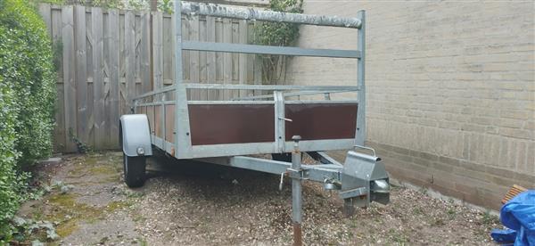 Grote foto aanhangwagen lxb 307x132cm auto diversen aanhangers