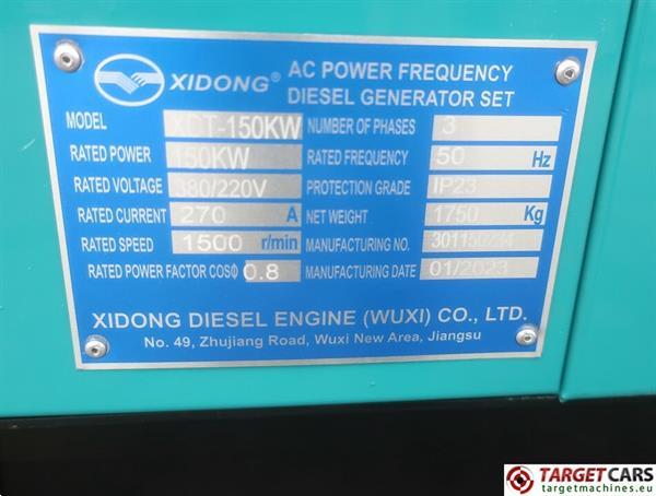 Grote foto xidong xdt 150kw diesel 187.5kva generator 400 230v new unused doe het zelf en verbouw aggregaten