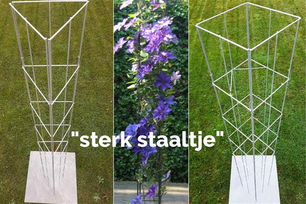 Grote foto plantenrekken tegen schuttingen muren en palen tuin en terras hekken en schuttingen