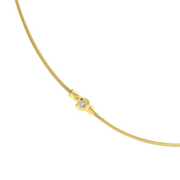 Grote foto gouden spang met diamant 41 cm 14 krt 497.5 sieraden tassen en uiterlijk kettingen