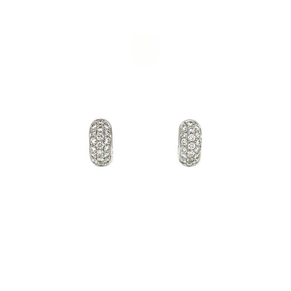 Grote foto witgouden klapcreolen met diamant 18 krt 847.5 sieraden tassen en uiterlijk oorbellen