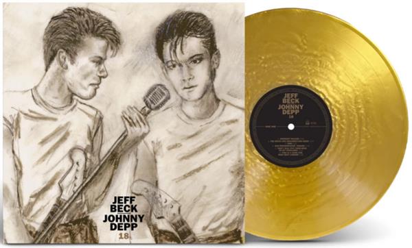 Grote foto jeff beck johnny depp 18 gold vinyl lp muziek en instrumenten platen elpees singles