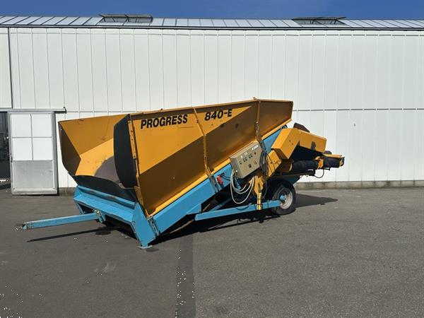 Grote foto climax progress 840e stortbunker met rollenreinigingsset agrarisch kisten