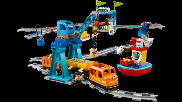 Grote foto lego duplo 10875 goederentrein kinderen en baby duplo en lego