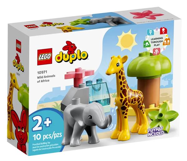 Grote foto lego duplo 10971 wilde dieren van afrika kinderen en baby duplo en lego