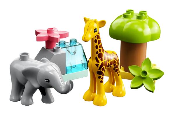 Grote foto lego duplo 10971 wilde dieren van afrika kinderen en baby duplo en lego