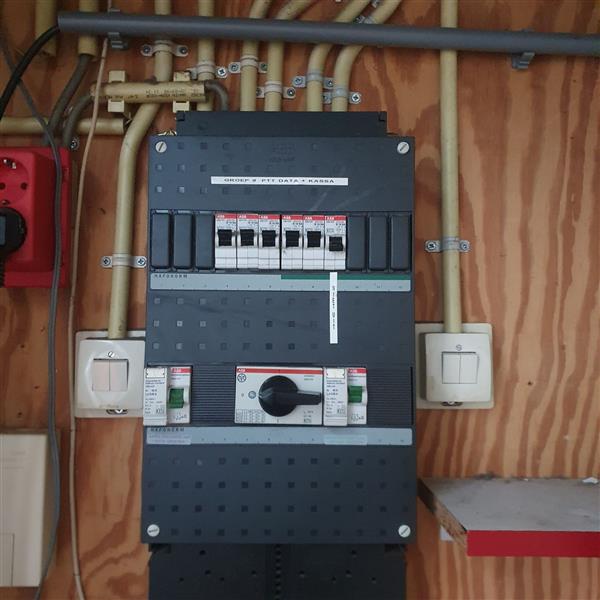 Grote foto aab haf groepenkast doe het zelf en verbouw elektra en kabels