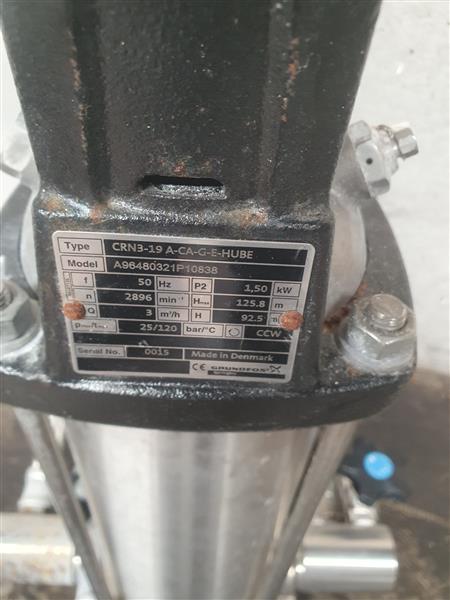 Grote foto grundfos crn3 19 a ca g e hube doe het zelf en verbouw overige doe het zelf en verbouw